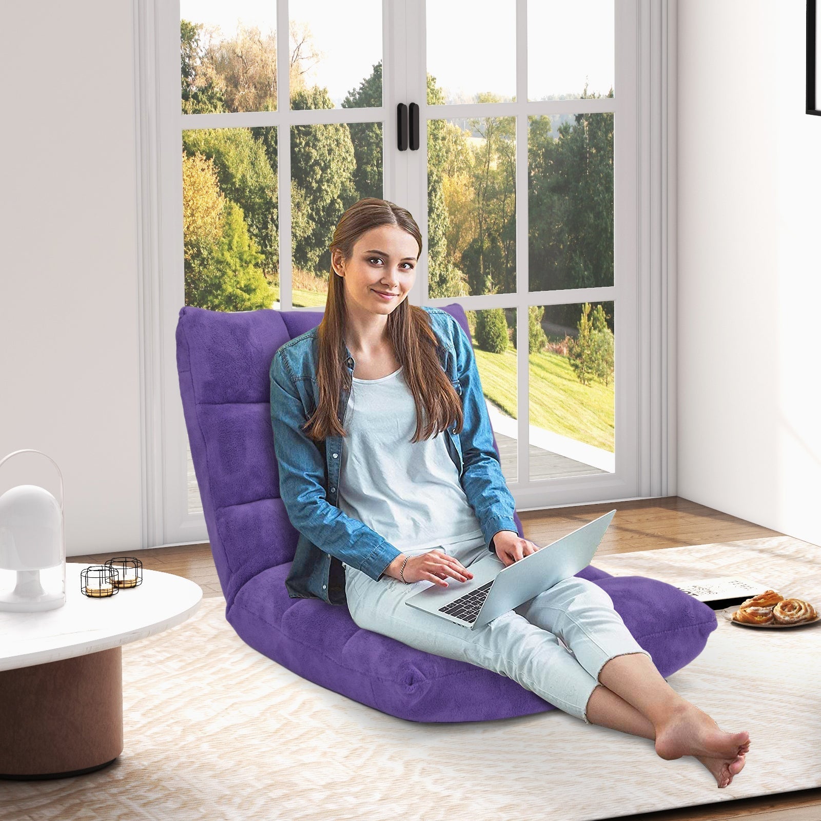 Canapé de sol réglable en 14 positions